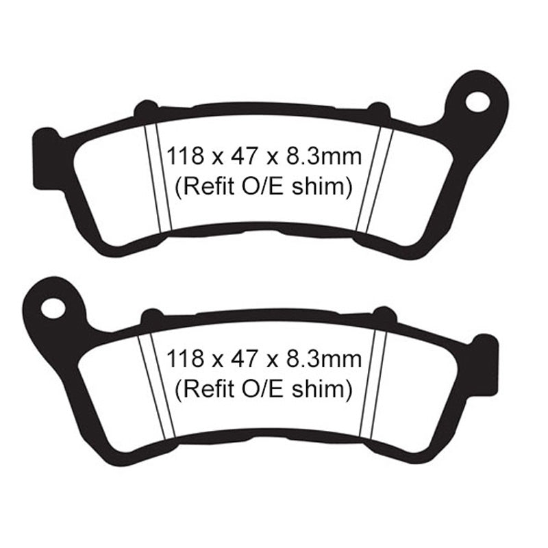 EBC BRAKE PADS - SFA SERIES - SFA388 FRONT/REAR