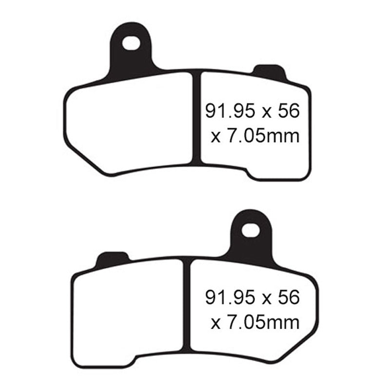 ITL BRAKE PADS - KEVLAR/CARBON - (FA409)
