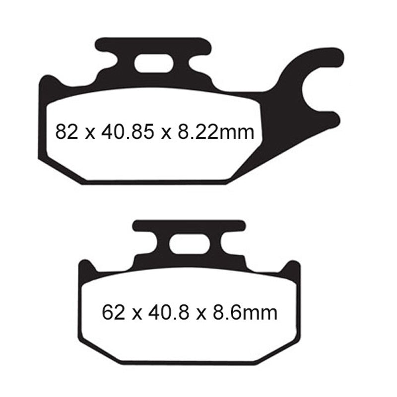 EBC BRAKE PADS - X SERIES - FA413X REAR