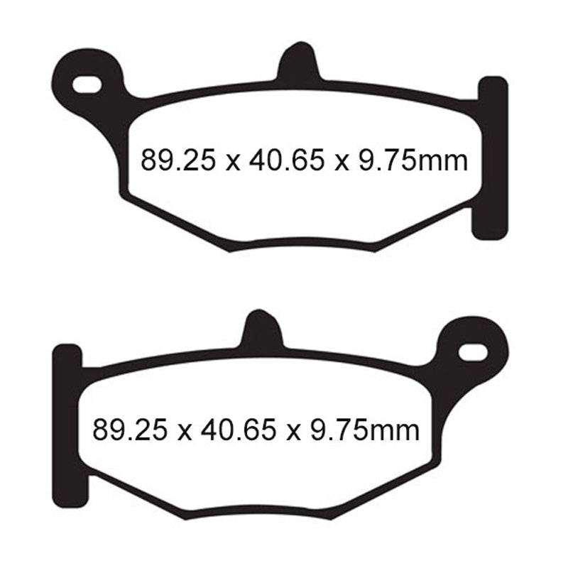 EBC BRAKE PADS - HH SERIES - FA419HH REAR