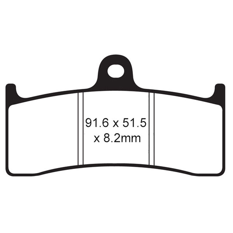 EBC BRAKE PADS - HH SERIES - FA424HH FRONT
