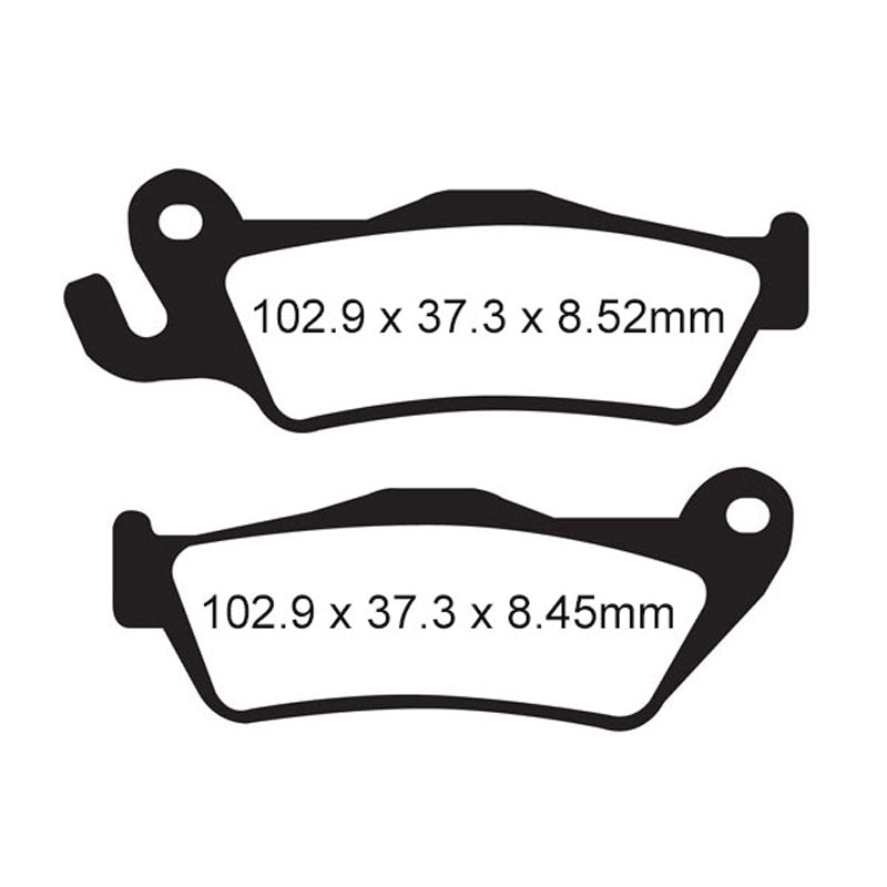 EBC BRAKE PADS - HH SERIES - FA438HH