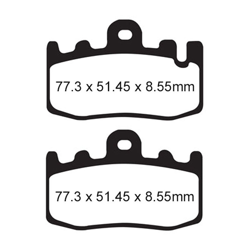 EBC BRAKE PADS - HH SERIES - FA441HH FRONT