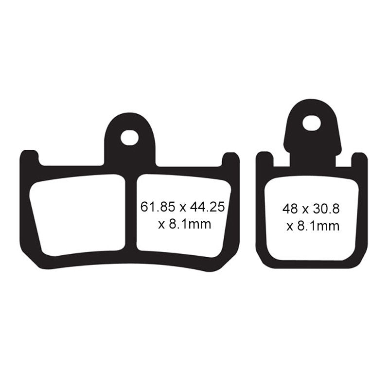 EBC BRAKE PADS - HH SERIES - FA442/4HH FRONT