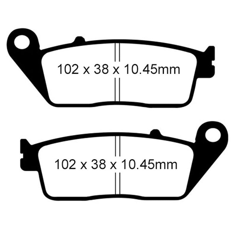 EBC BRAKE PADS - SFA SERIES - SFA608 REAR