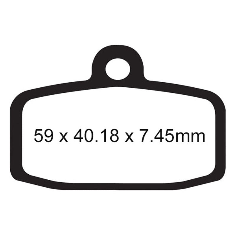 EBC BRAKE PADS - X SERIES - FA612X FRONT