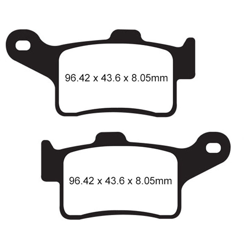 EBC BRAKE PADS - HH SERIES - FA631HH REAR