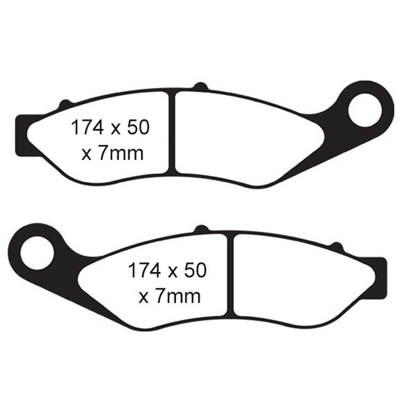 EBC BRAKE PADS - HH SERIES - FA638HH FRONT