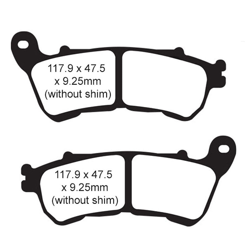 EBC BRAKE PADS - V SERIES - FA640V FRONT