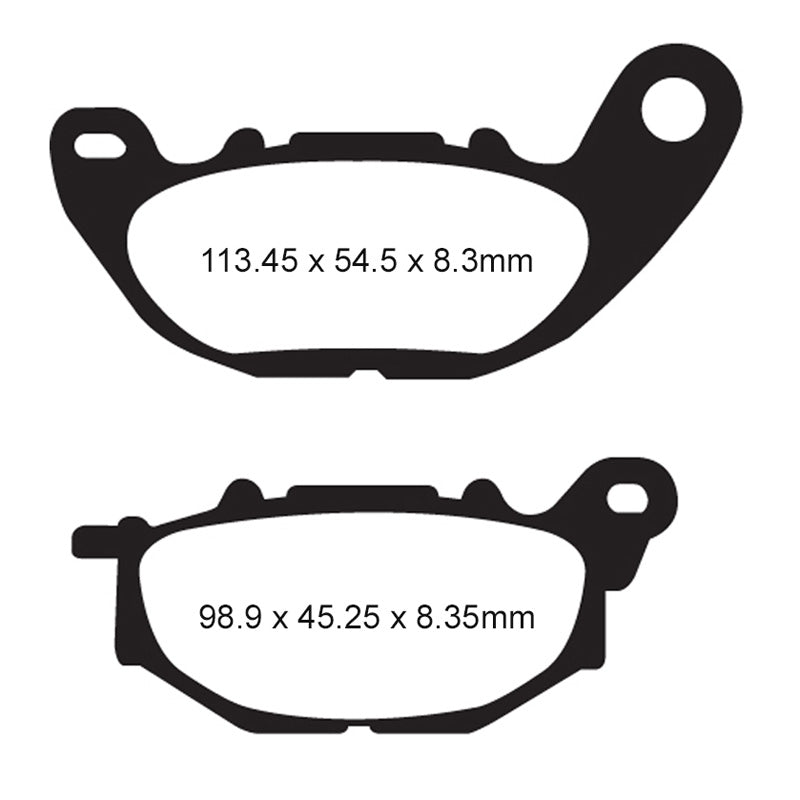 EBC BRAKE PADS - HH SERIES - FA663HH FRONT