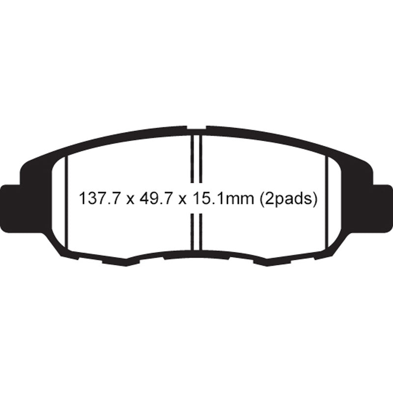 EBC BRAKE PADS - FA SERIES - FA670 REAR