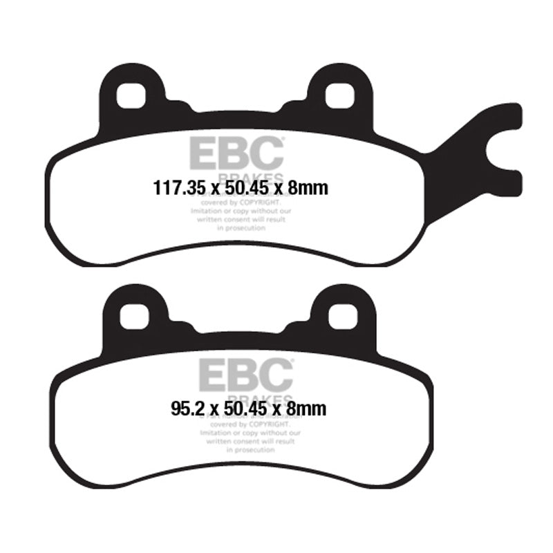 EBC BRAKE PADS - X SERIES - FA682X