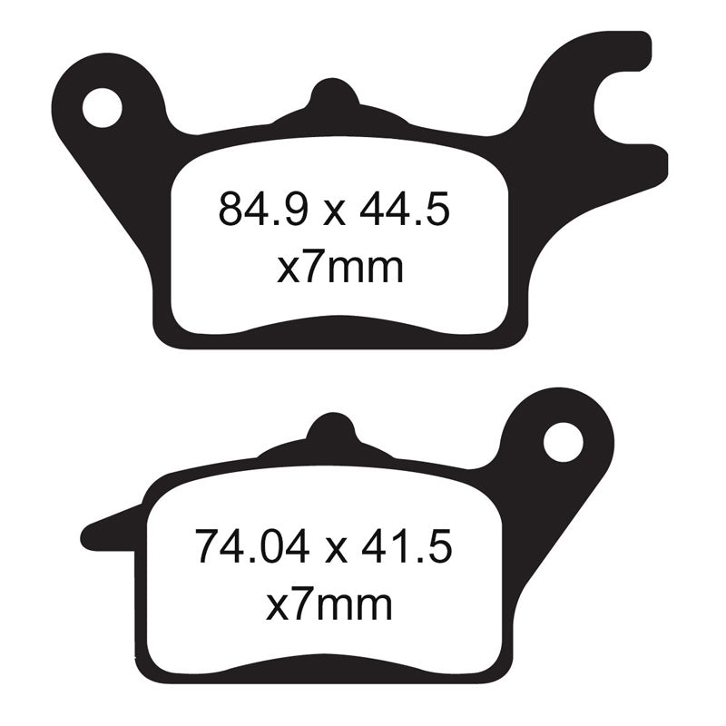 EBC BRAKE PADS - HH SERIES - FA691HH FRONT