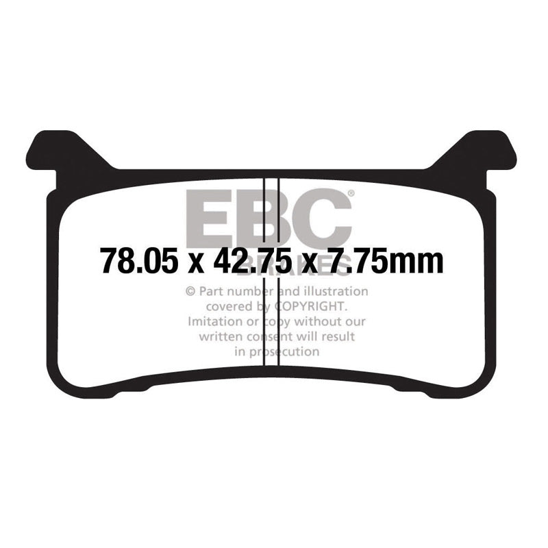 EBC BRAKE PADS - HH SERIES - FA700HH FRONT
