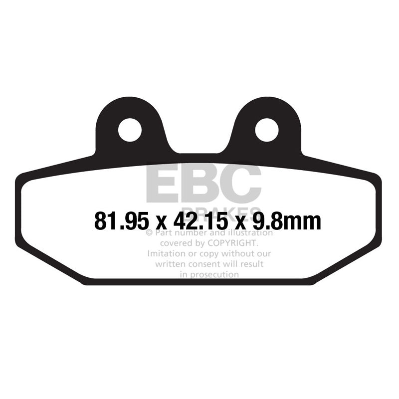 EBC BRAKE PADS - V SERIES - FA710V REAR