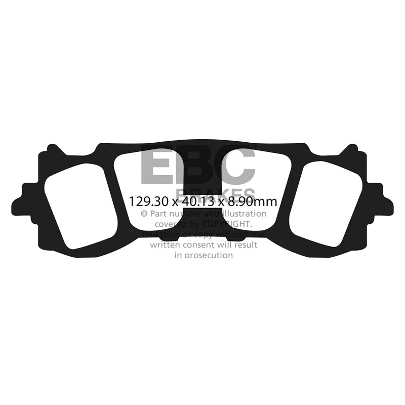 EBC BRAKE PADS - HH SERIES - FA717HH FRONT