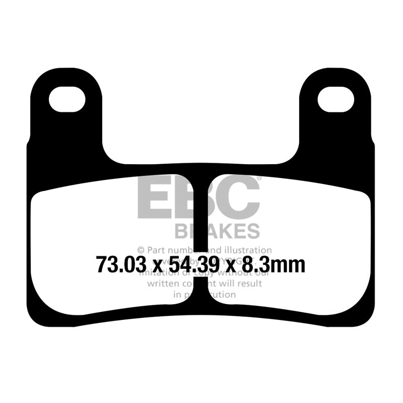 EBC BRAKE PADS - HH SERIES - FA724HH FRONT