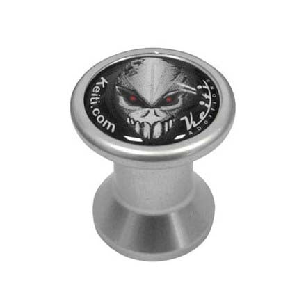 Keiti Swingarm Spools M6 Silver (QTY 2)
