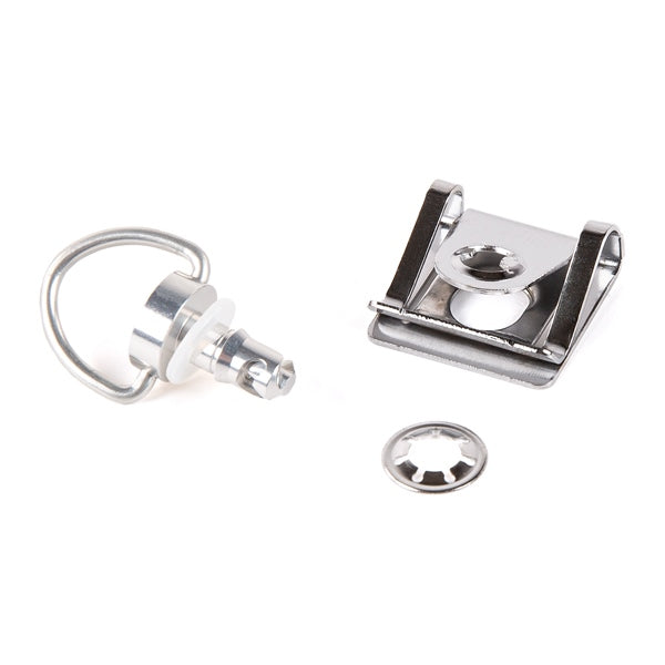 Keiti Quick Release Fastener Silver Short (qty