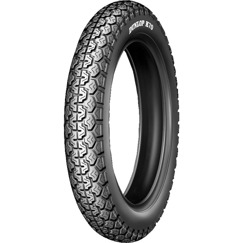 Dunlop K70 3.25-19 (54P) FRONT/REAR TIRE - TT