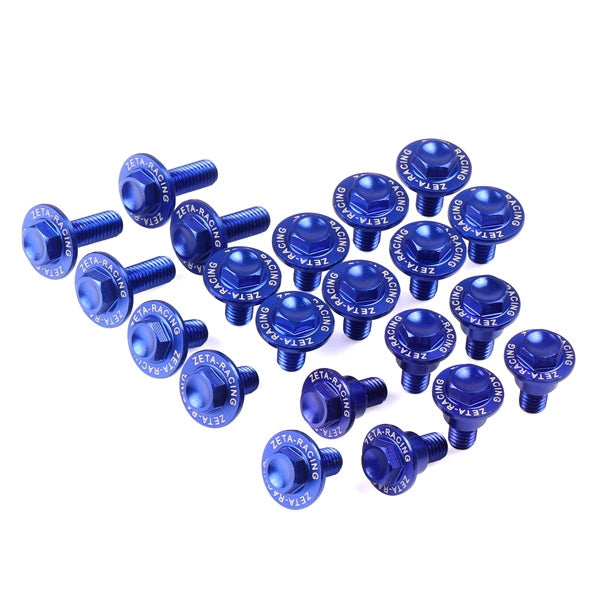 DRC/Zeta/Unit Bolt SET ALU Plastic BL Drczeta
