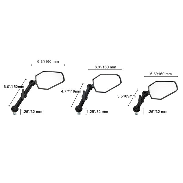 DoubleTake Mirror Adventure Mirror with 6" Long Arm