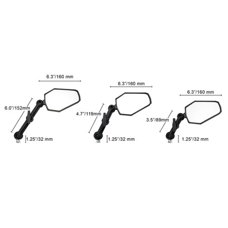 DoubleTake Mirror Adventure Mirror with 6" Long Arm