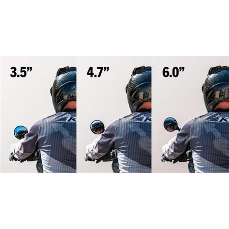 DoubleTake Mirror Dual Sport Mirror with 3.5" Long Arm