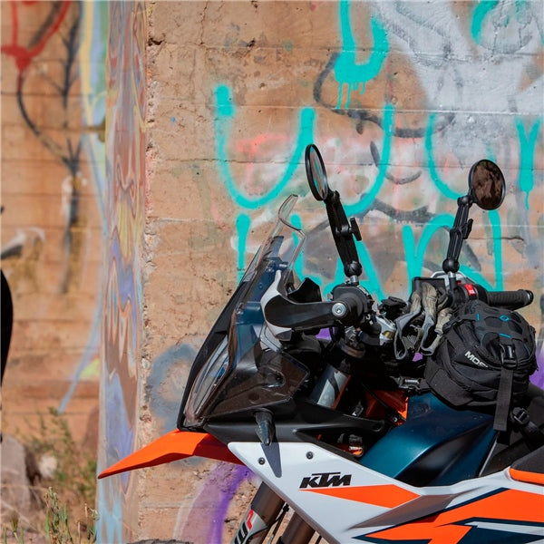 DoubleTake Mirror Dual Sport Mirror with 3.5" Long Arm