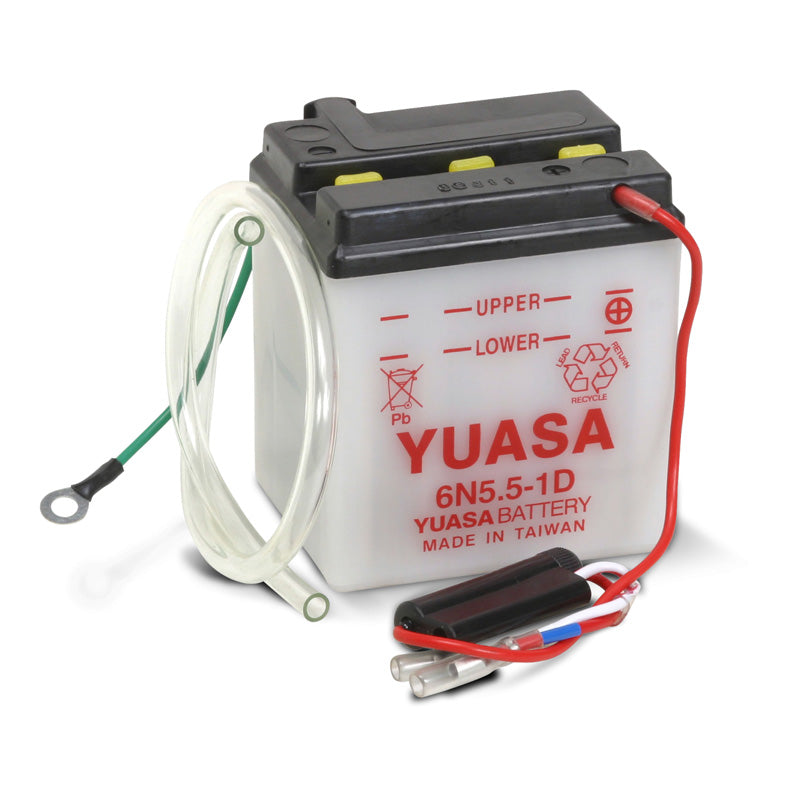 Yuasa 6N5.5-1D CONVENTIONAL 6V BATTERY