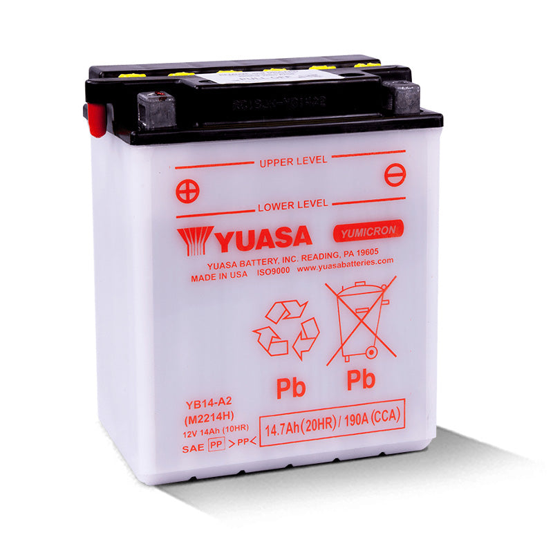 Yuasa YB14-A2 YUMICRON 12V BATTERY