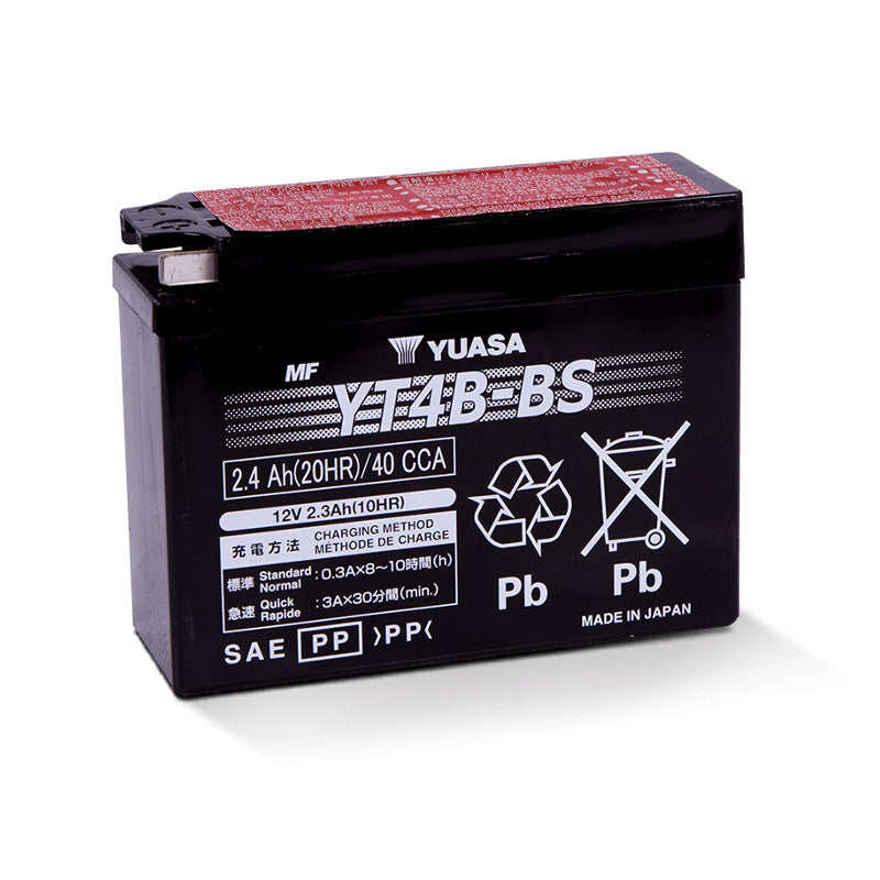 Yuasa YT4B-BS MAINTENANCE FREE 12V BATTERY