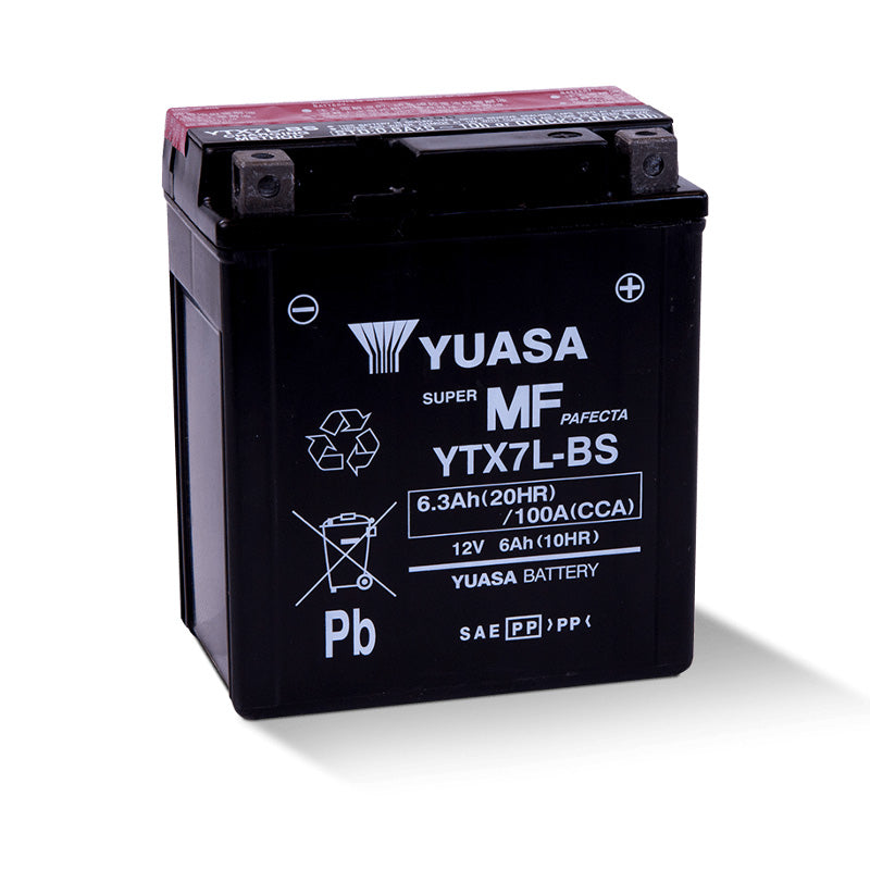 Yuasa YTX7L-BS MAINTENANCE FREE 12V BATTERY