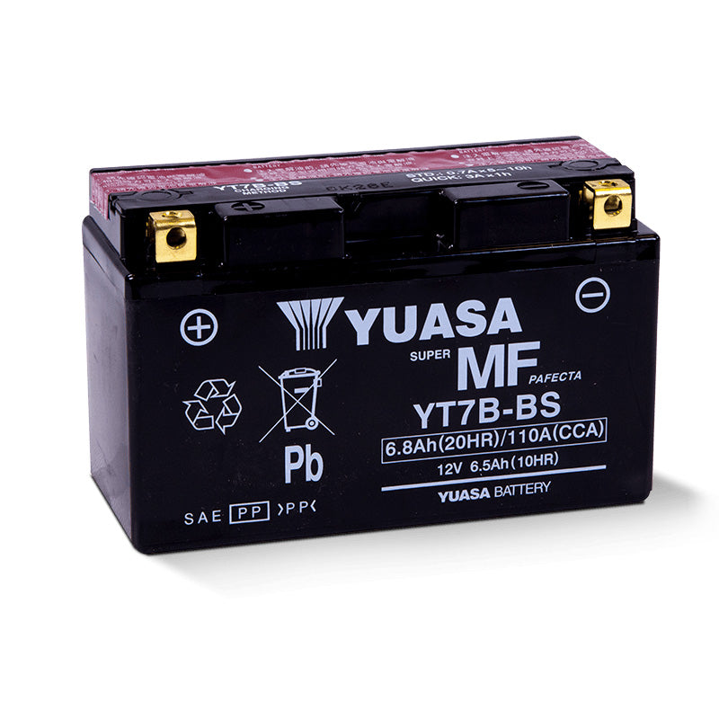 Yuasa YT7B-BS MAINTENANCE FREE 12V BATTERY