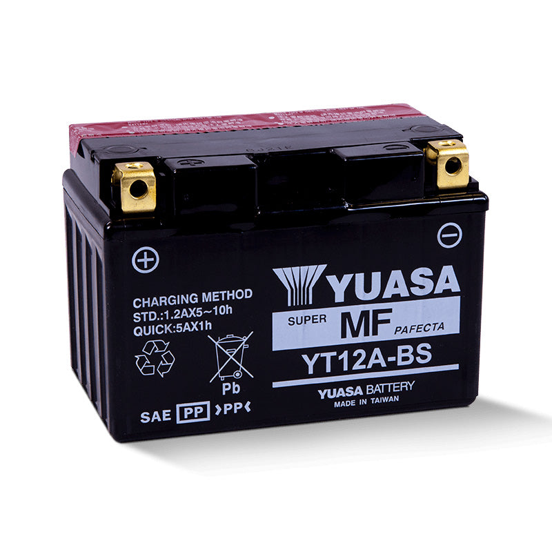 Yuasa YT12A-BS MAINTENANCE FREE 12V BATTERY