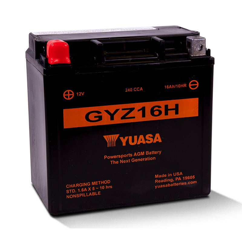 Yuasa GYZ16H FACTORY ACTIVATED, 12V BATTERY