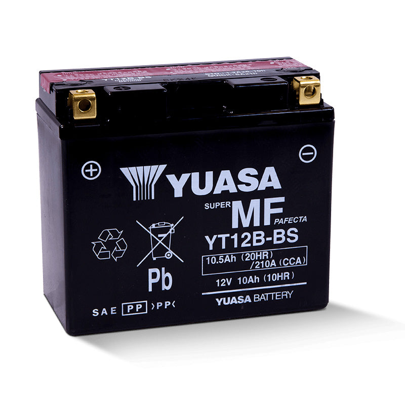 Yuasa YT12B-BS MAINTENANCE FREE 12V BATTERY
