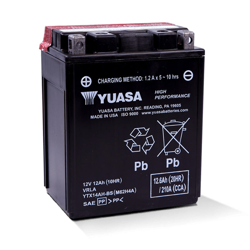 Yuasa YTX14AH-BS HIGH PERFORMANCE 12V BATTERY