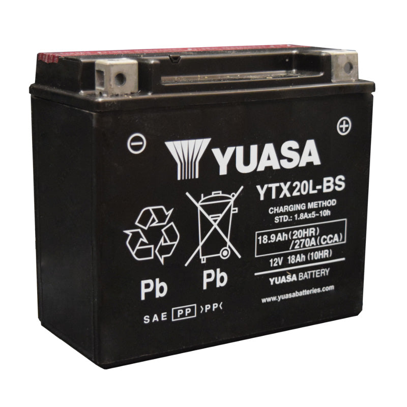 Yuasa YTX20L-BS MAINTENANCE FREE 12V BATTERY