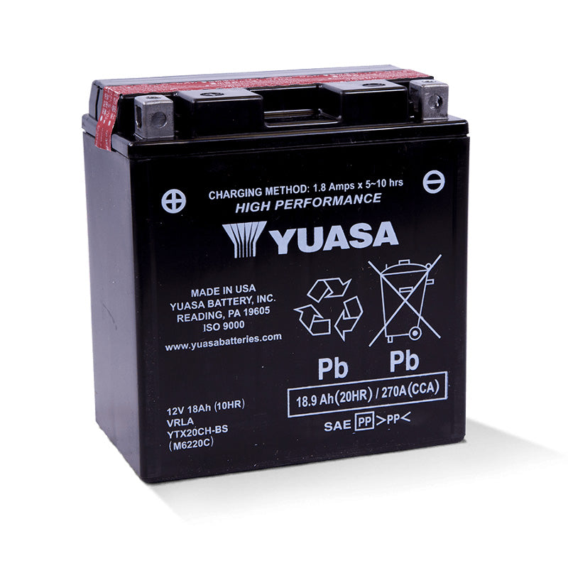 Yuasa YTX20CH-BS HIGH PERFORMANCE 12V BATTERY