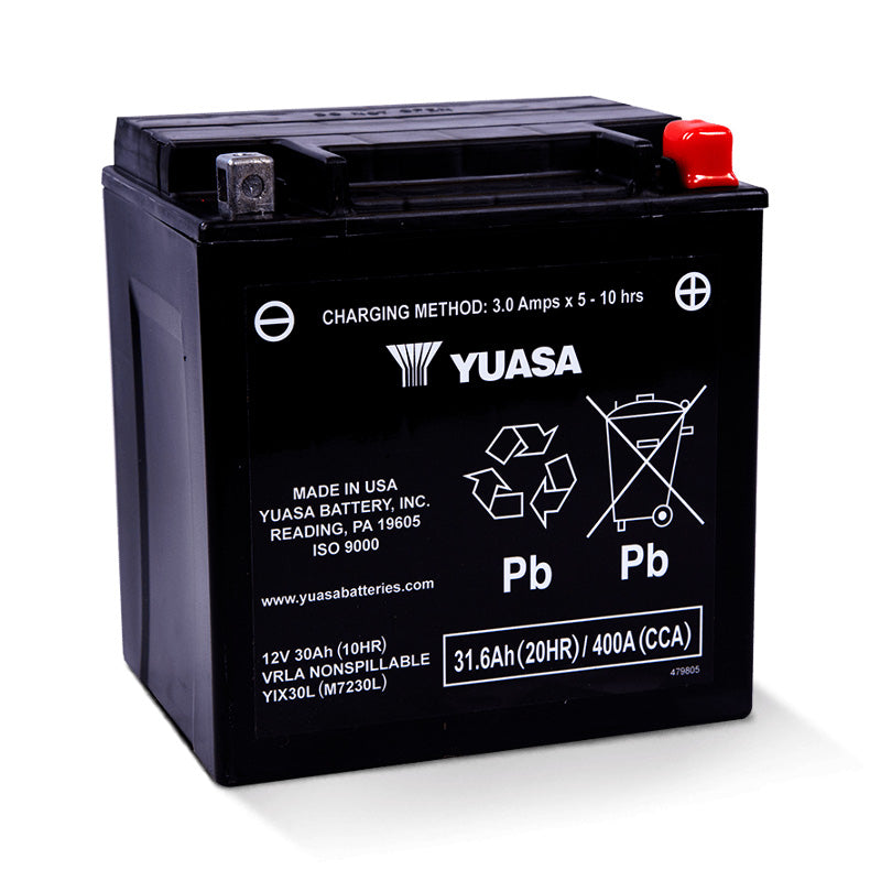 Yuasa YIX30L FACTORY ACTIVATED 12V BATTERY