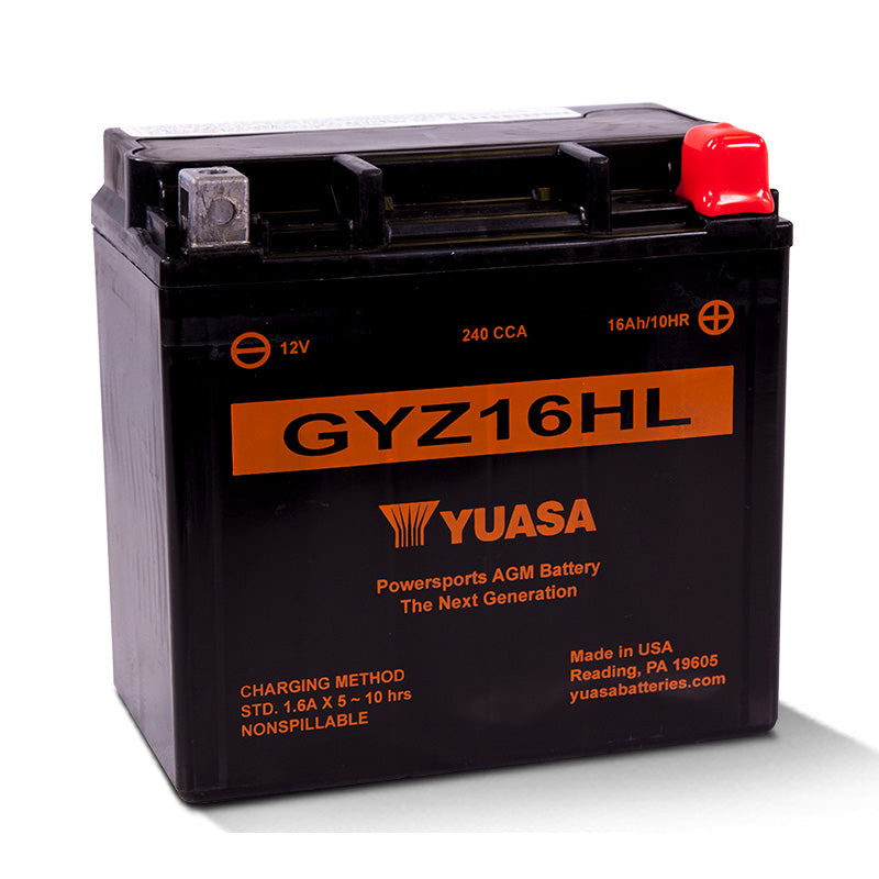 Yuasa GYZ16HL FACTORY ACTIVATED 12V BATTERY