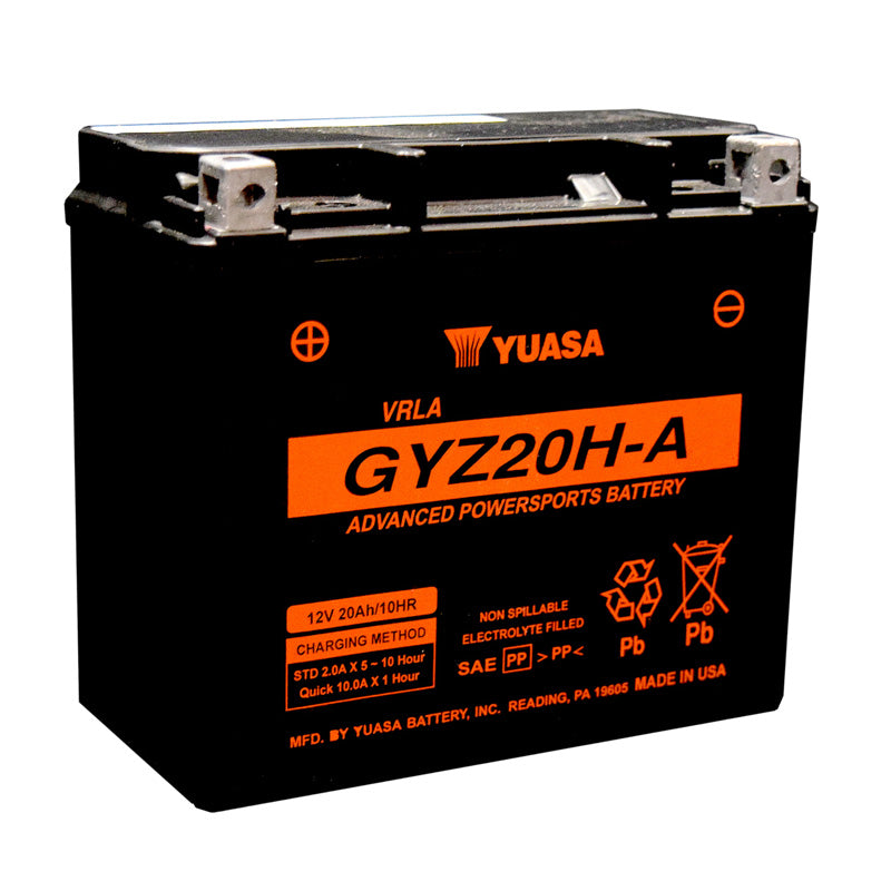 Yuasa GYZ20HA FACTORY ACTIVATED 12V BATTERY