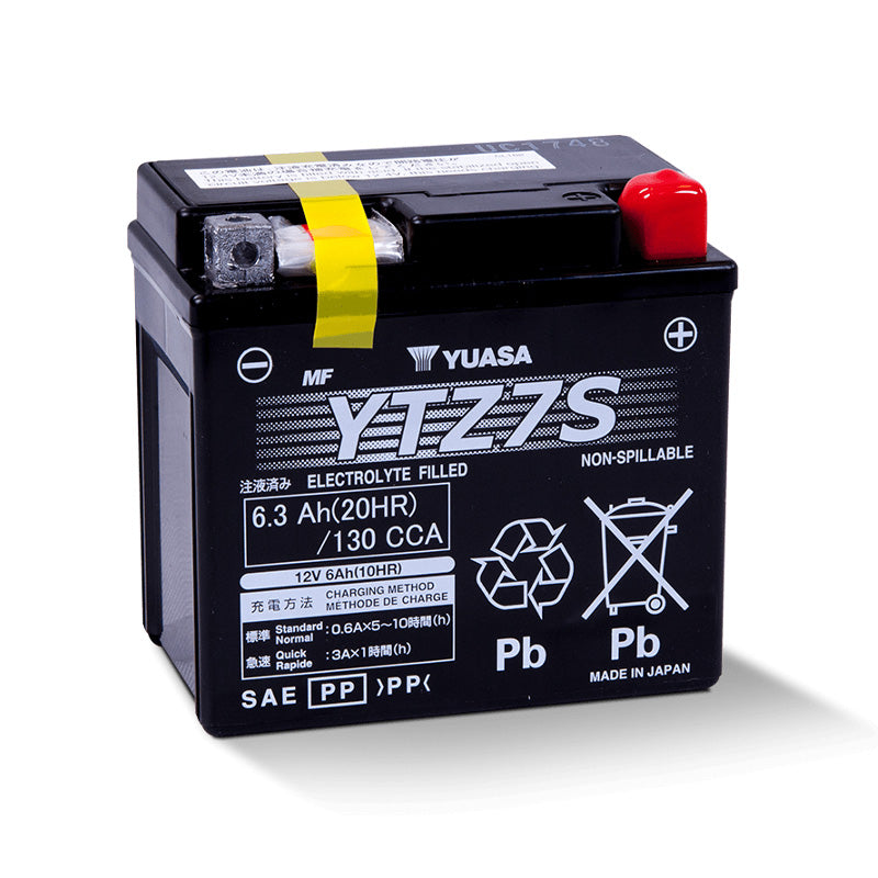 Yuasa YTZ7S FACTORY ACTIVATED 12V BATTERY