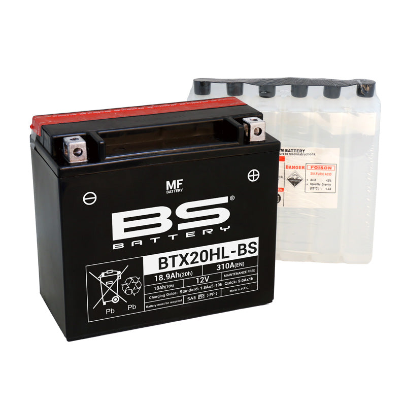 BS Battery BTX20HL-BS MAINTENANCE FREE 12V BATTERY