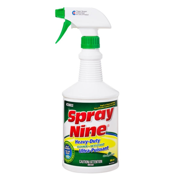 SprayNine Cleaner/disinfectant 946ML