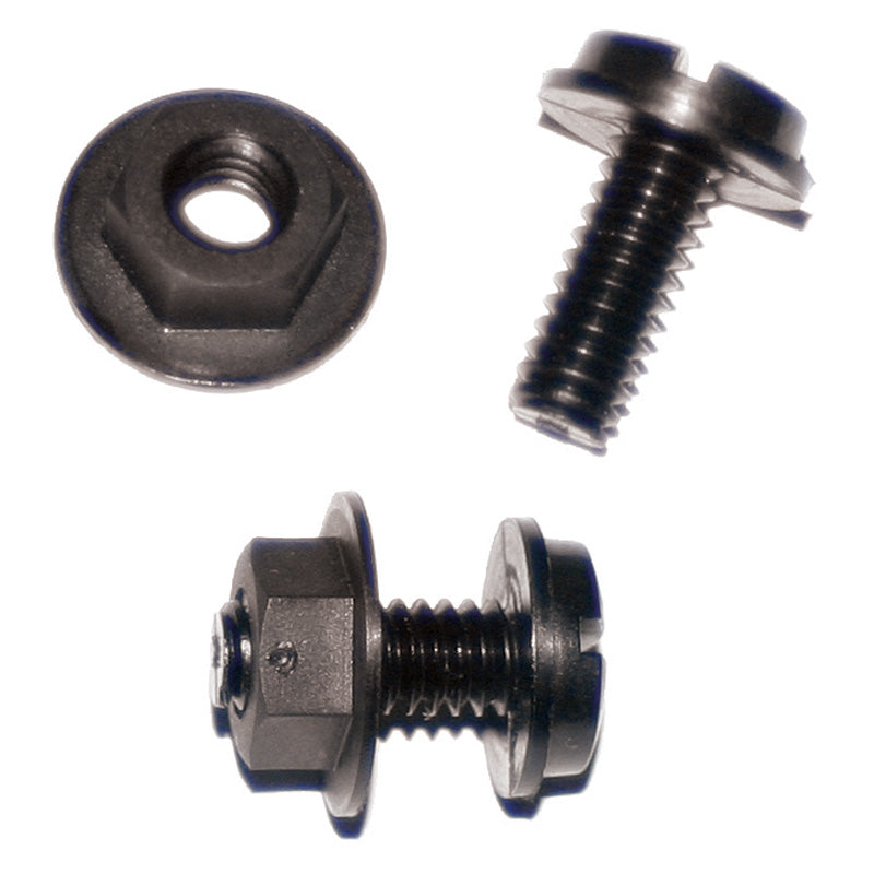 ITL AUTO/MOTORCYCLE LICENSE BOLTS AND NUTS SET BLACK 100PCS