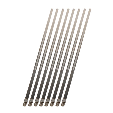 DEI Locking Ties 9"X7MM SST QTY8