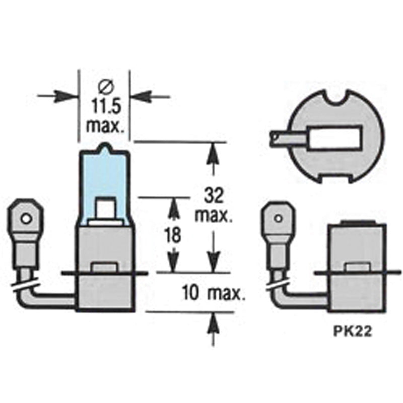 ITL BULB H3 35W (1 PCS)