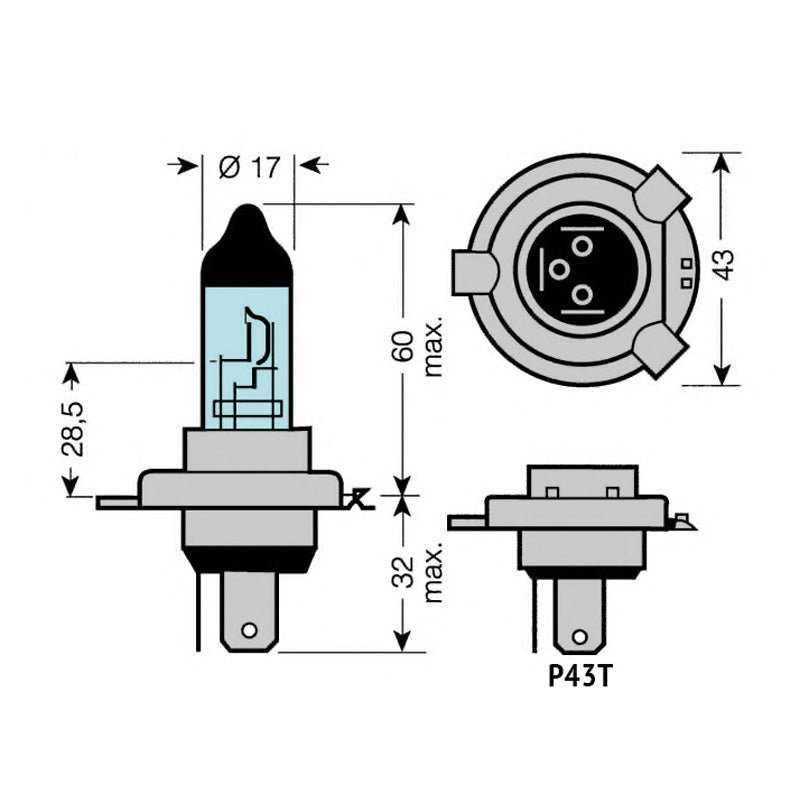 ITL BULB 9003-H4 60/55W (1 PCS)